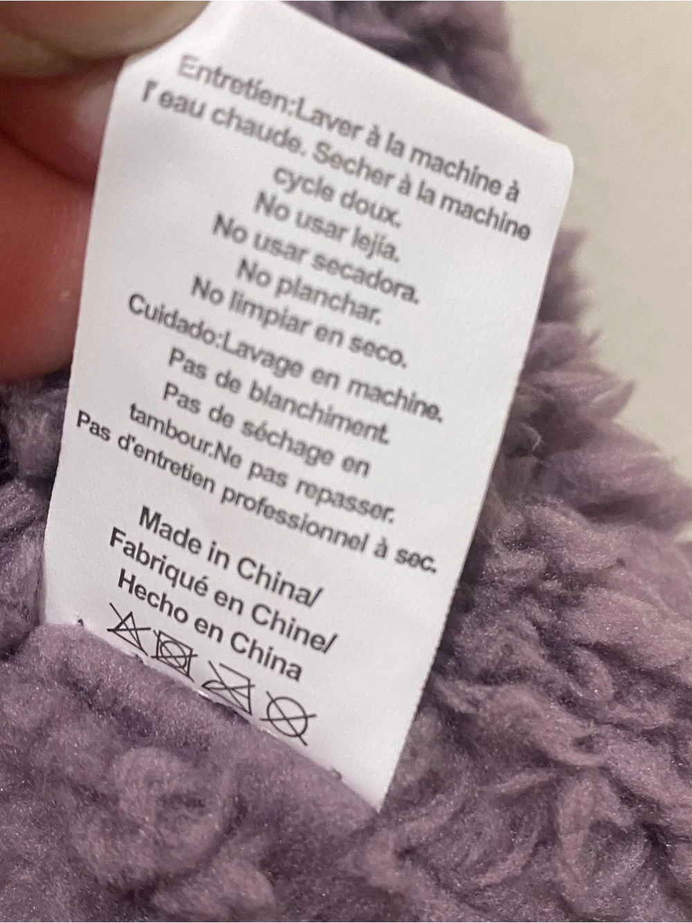 Berkshire Pet Collection XL  Polartec Dog Sweater Fleece Purple White NWT New